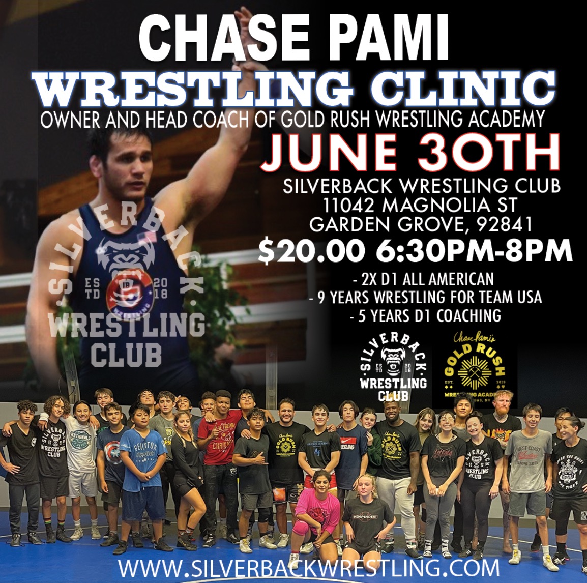 Chase Pami Wrestling Clinic