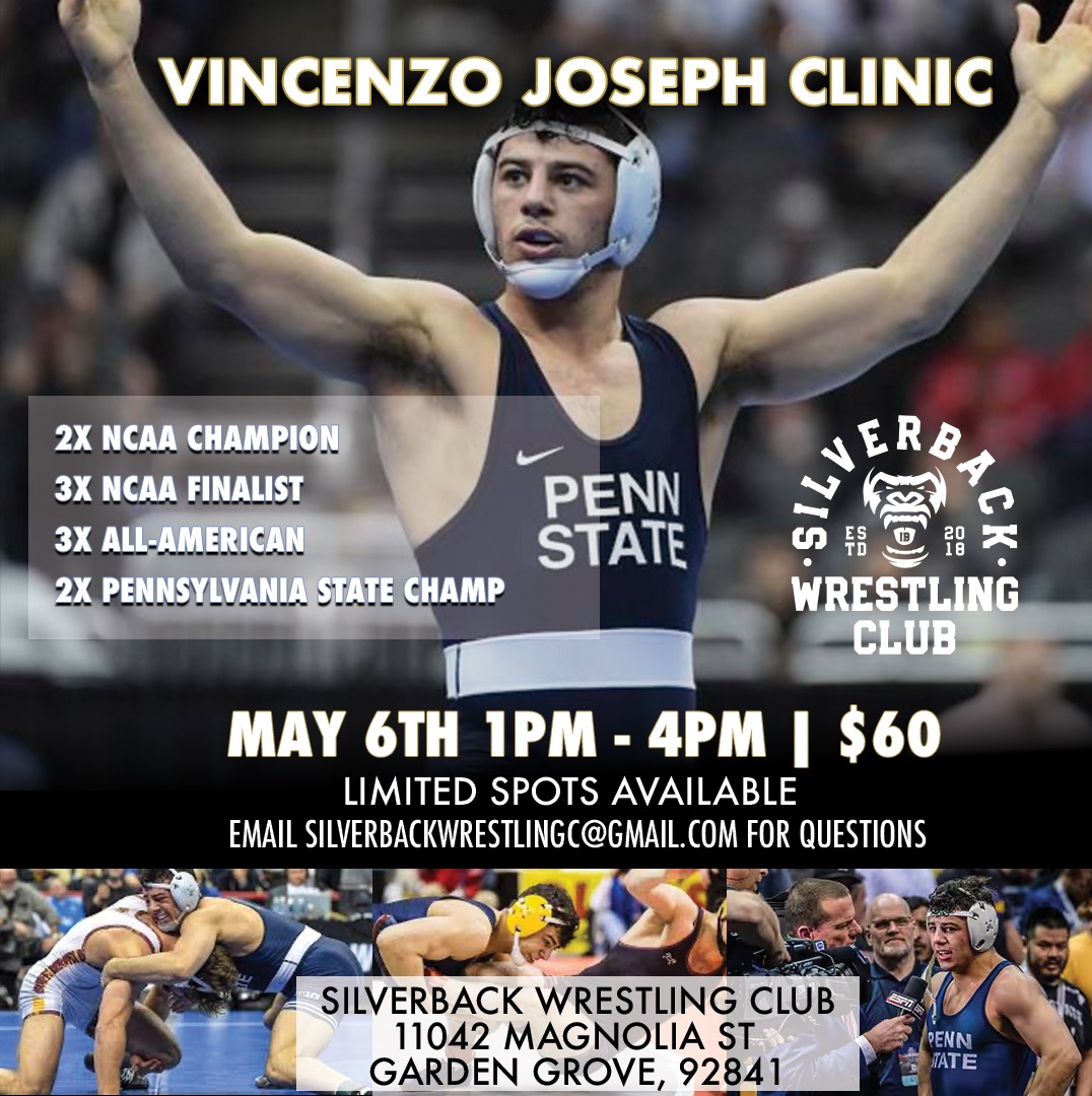 Vincenzo Joseph Wrestling Clinic in Garden Grove CA